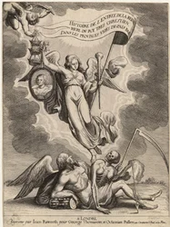 La Serre. Entrée de la reine mère dans ... les Pays-Bas. État 2